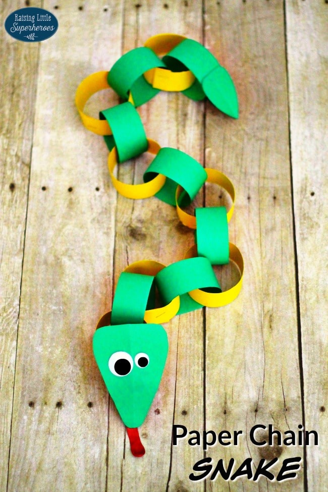 paper chain snake