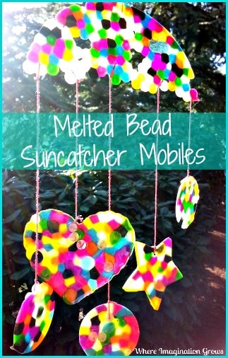 melted beads suncatcher