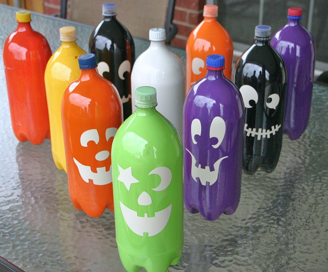 plastic bottle bowling