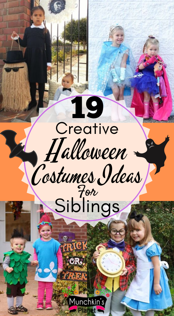 19 Creative Halloween Costumes Ideas For Siblings