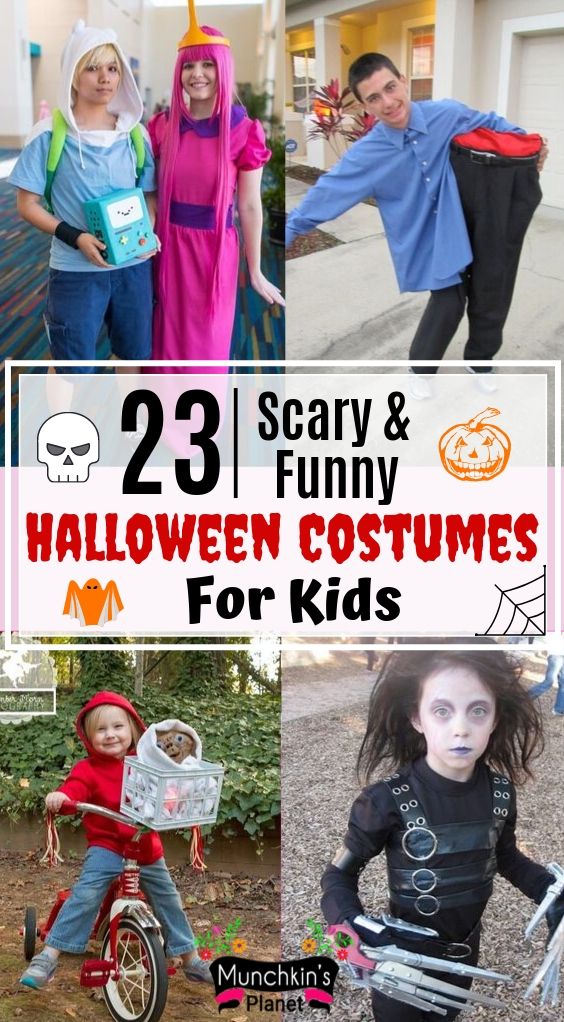 scary and funny halloween costumes for kids