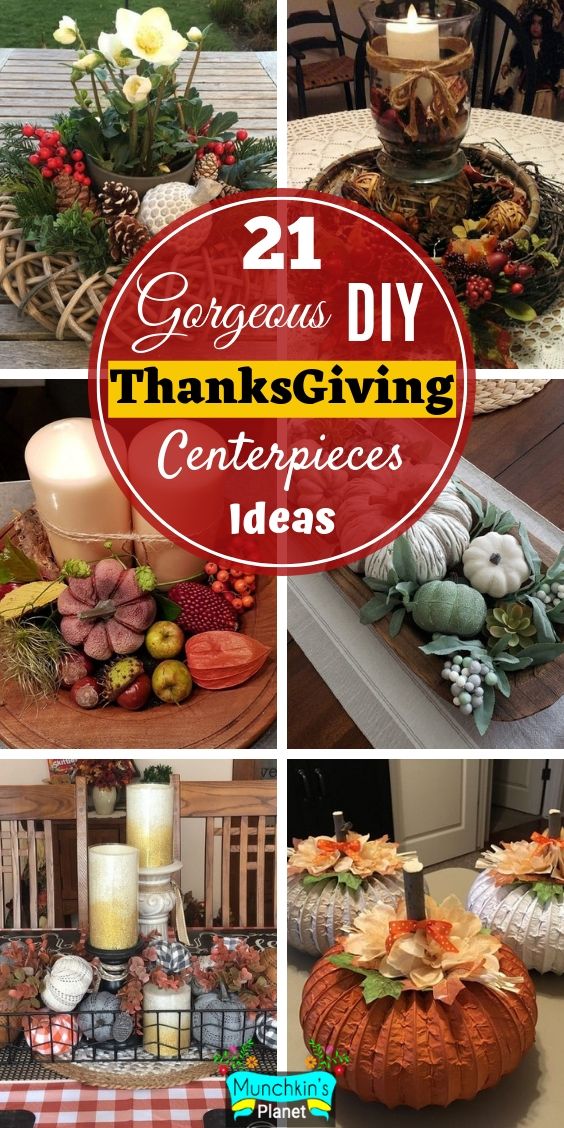 diy thanksgiving centerpieces table decorations