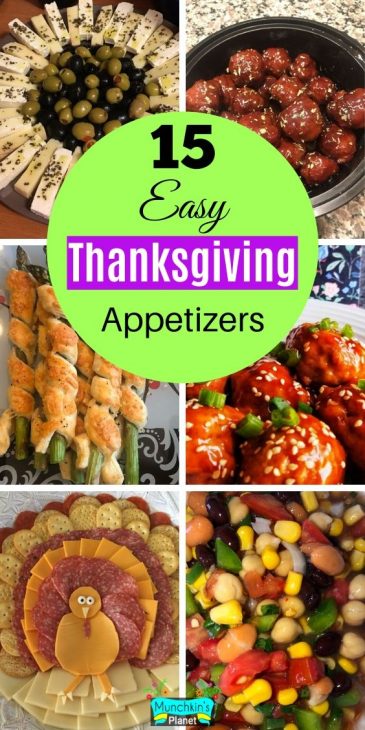 15 Easy Thanksgiving Appetizers To Make Ahead | Munchkins Planet