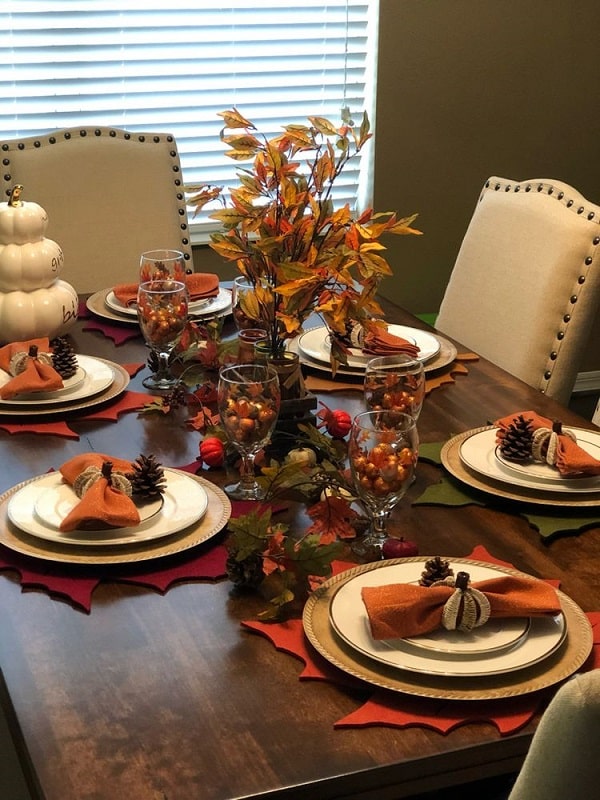 25 Most Trending Thanksgiving Table Setting Ideas | Munchkins Planet