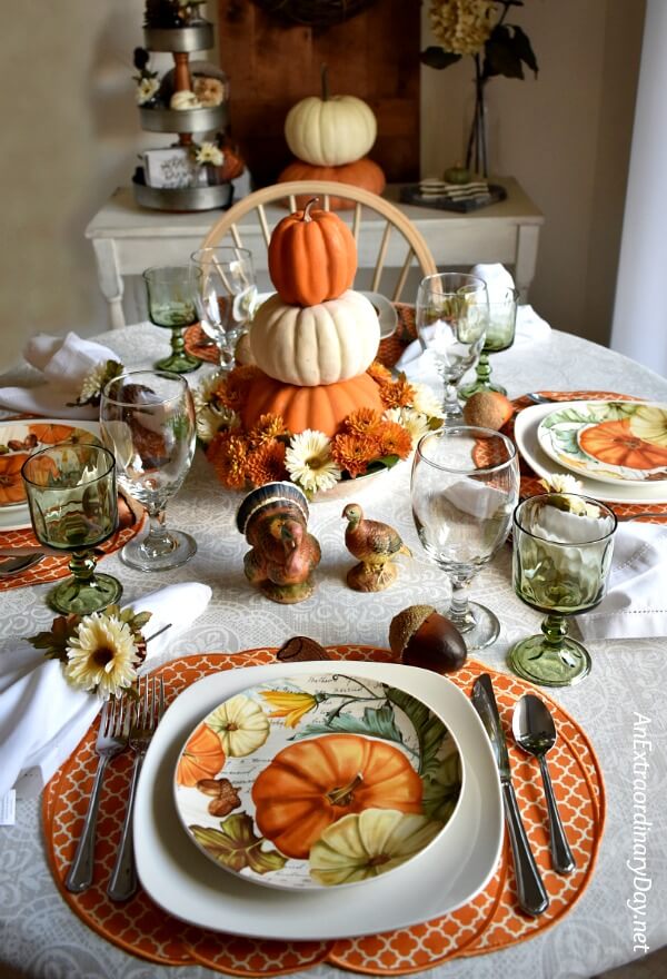 thanksgiving table setting ideas 22