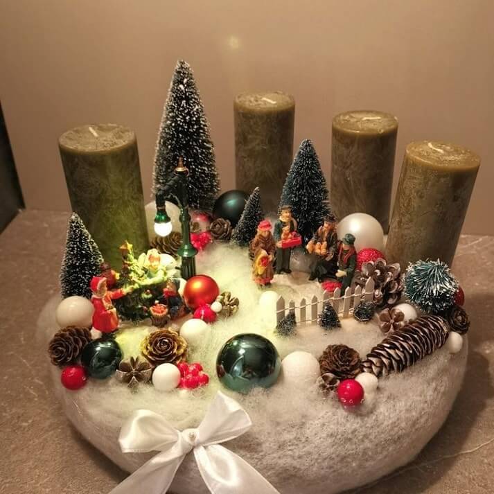 christmas table centerpieces decorations ideas 7