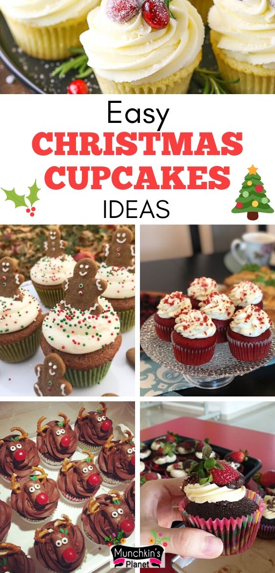 Easy Christmas Cupcakes Ideas