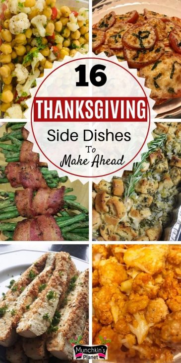 Easy Thanksgiving Side Dishes You Can Make Ahead | Munchkins Planet