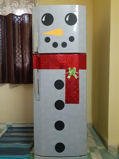 refrigerators snowman