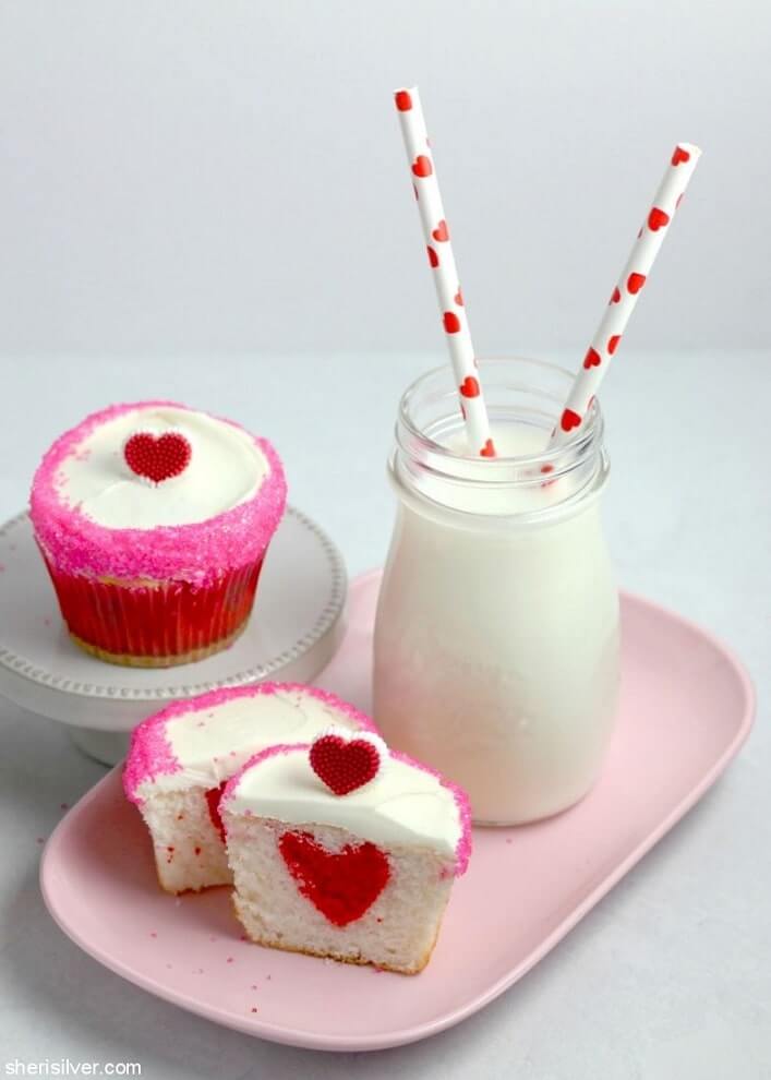 easy valentines day cupcakes desserts recipes 9