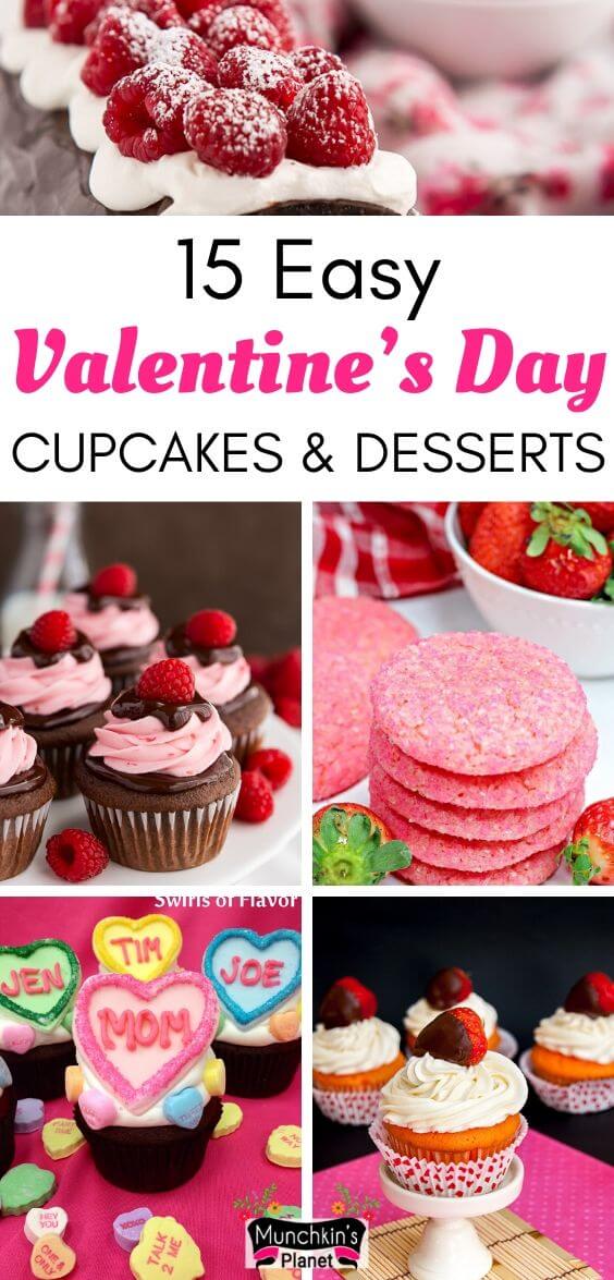 15 Easy Valentine’s Day Cupcakes And Desserts Recipes