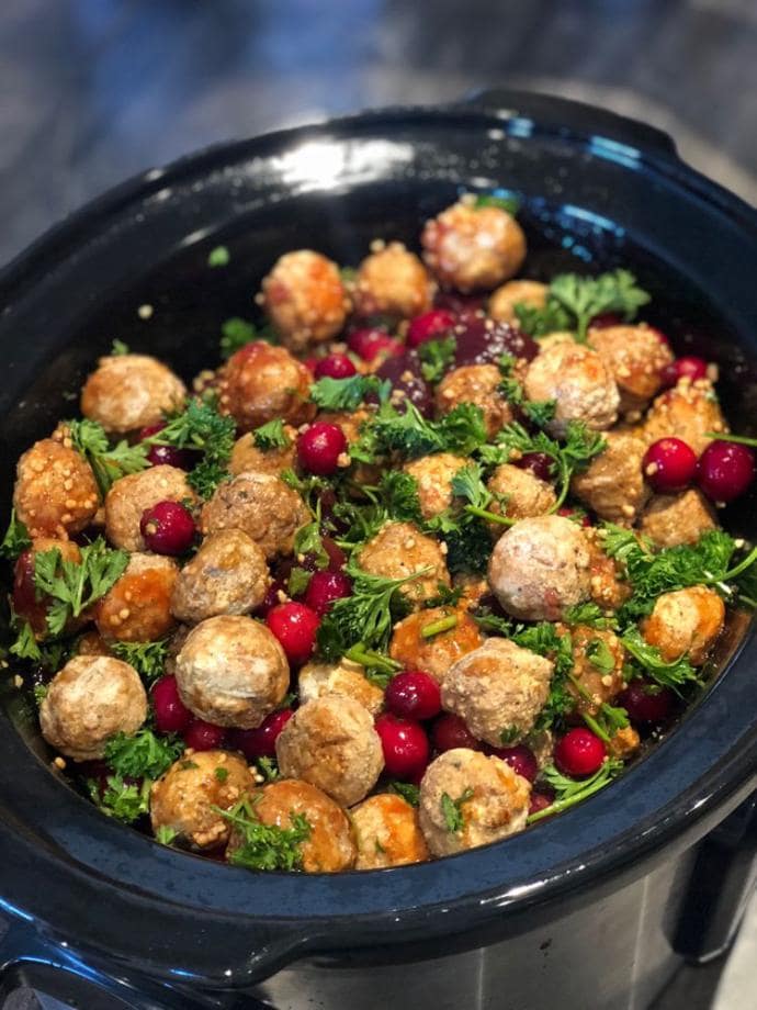 cranberry meatballs