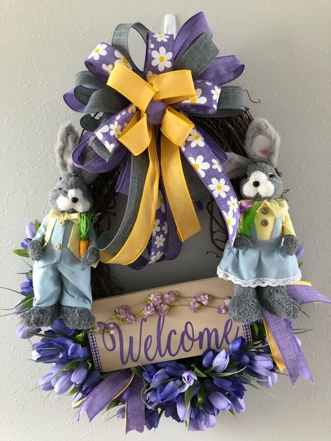 diy easter wreath 17