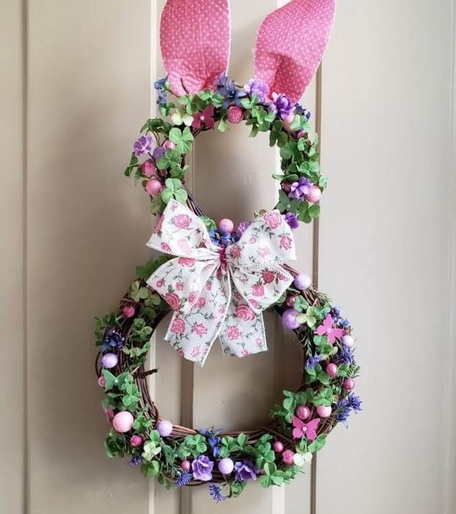 diy easter wreath 18