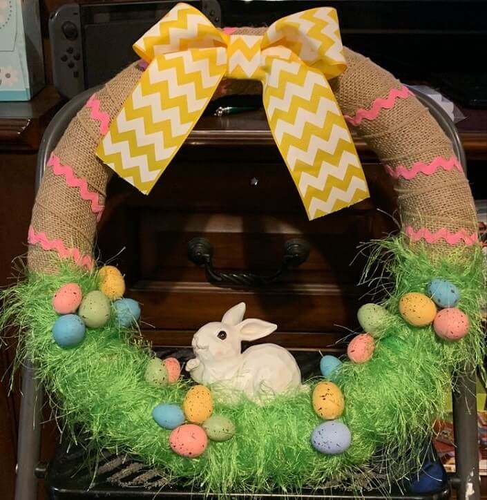 diy easter wreath 2