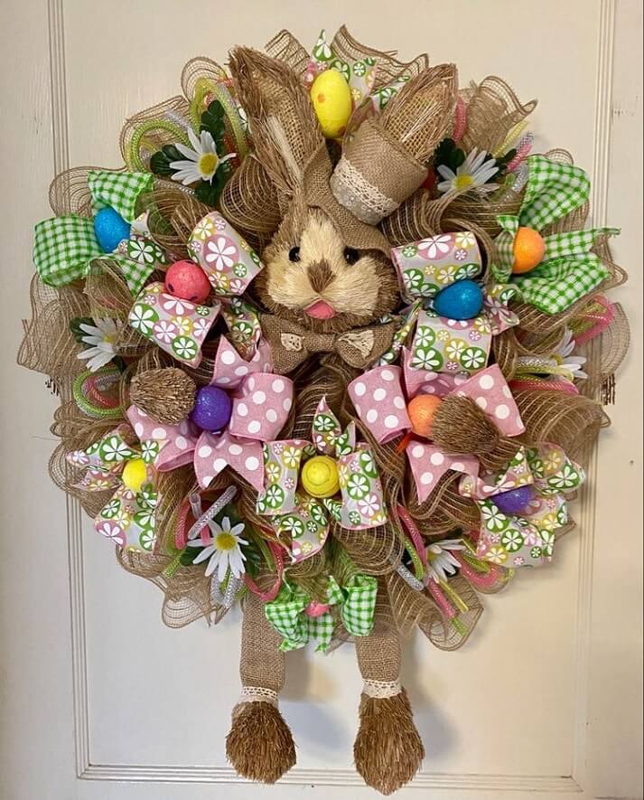 diy easter wreath 7