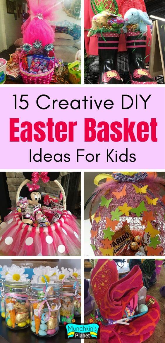 19 DIY Easter Basket Ideas For Kids & Toddlers