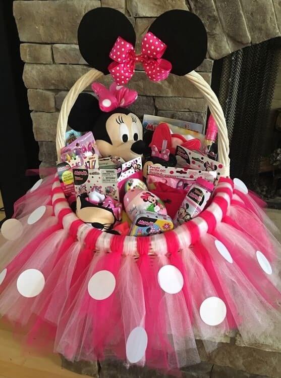 minnie mouse easter basket