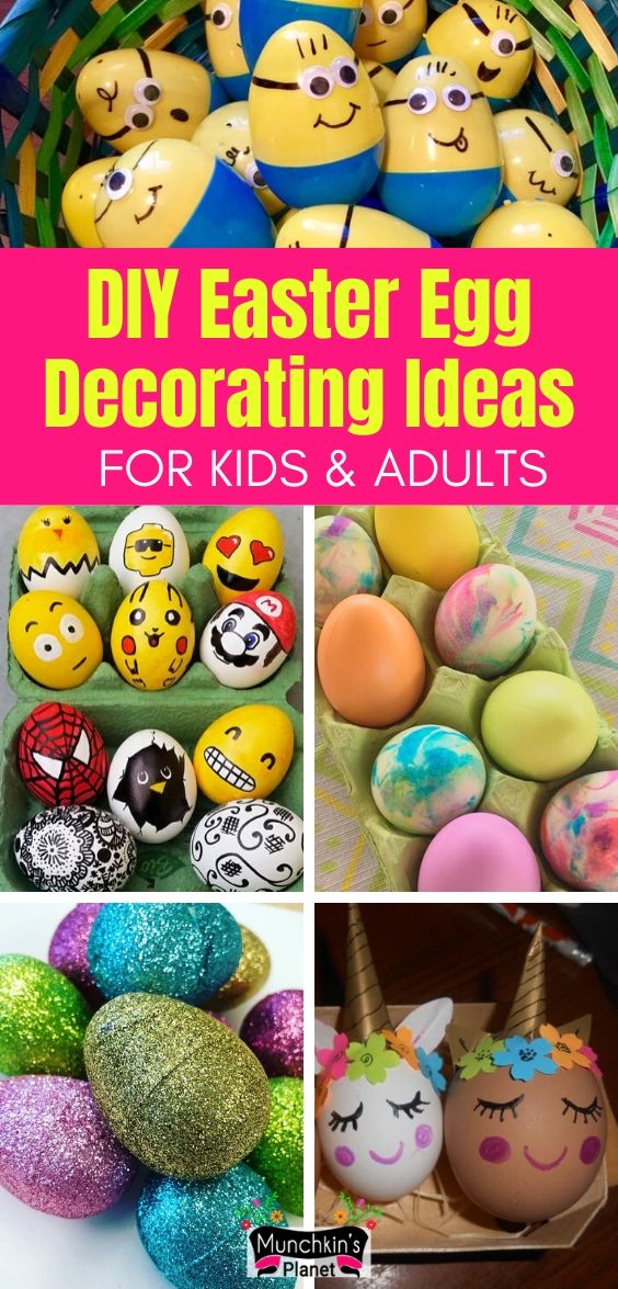 19 DIY Easter Egg Decorating Ideas | Munchkins Planet