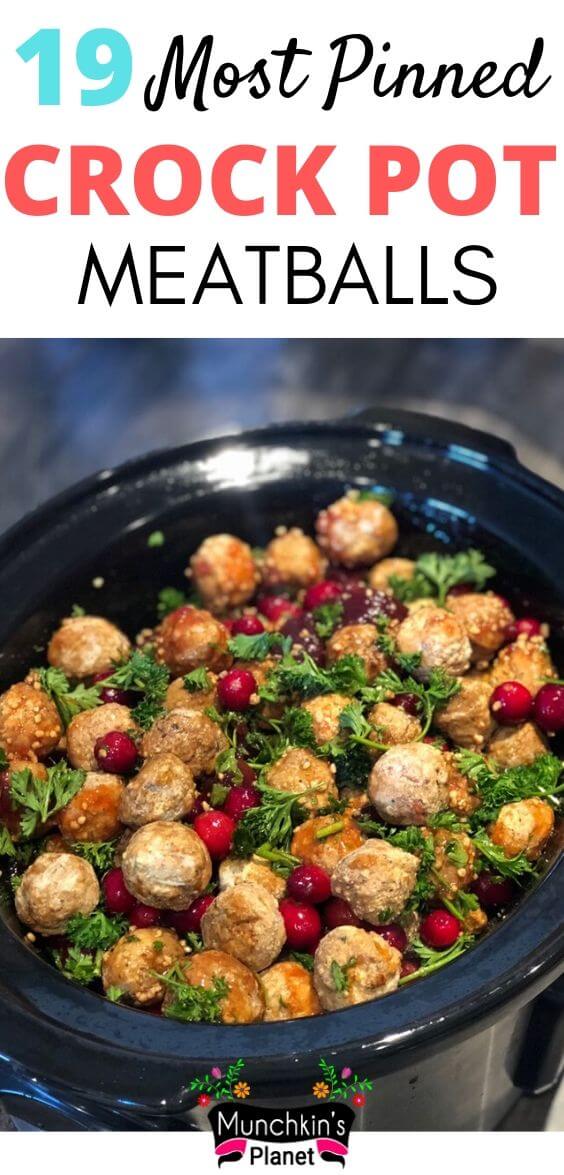 19 Easy Crockpot Meatballs Recipes for Appetizers