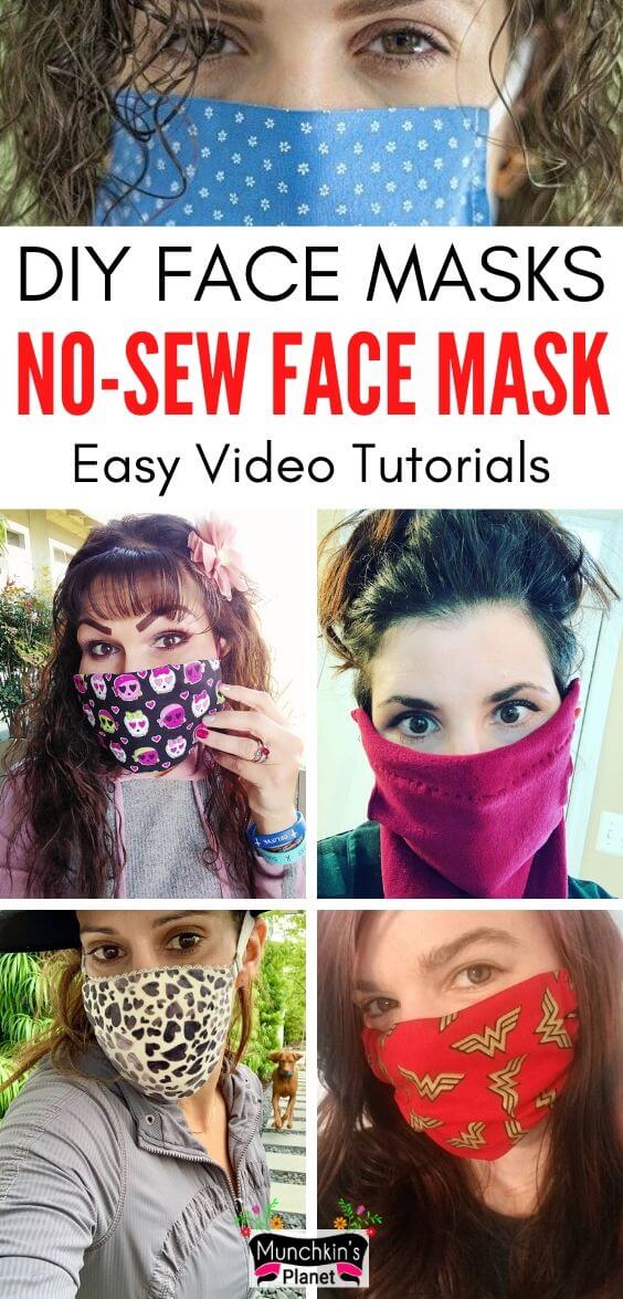 Homemade Face Masks – 7 No-Sew DIY Ideas