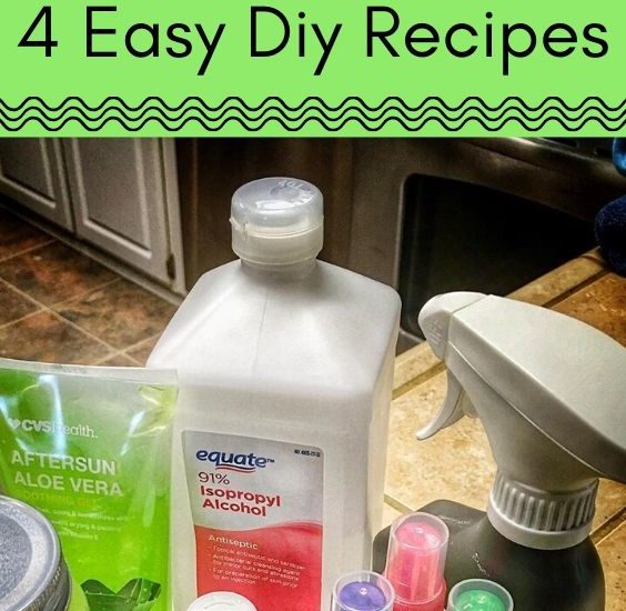 Homemade Hand Sanitizer Easy DIY Recipe | Munchkins Planet