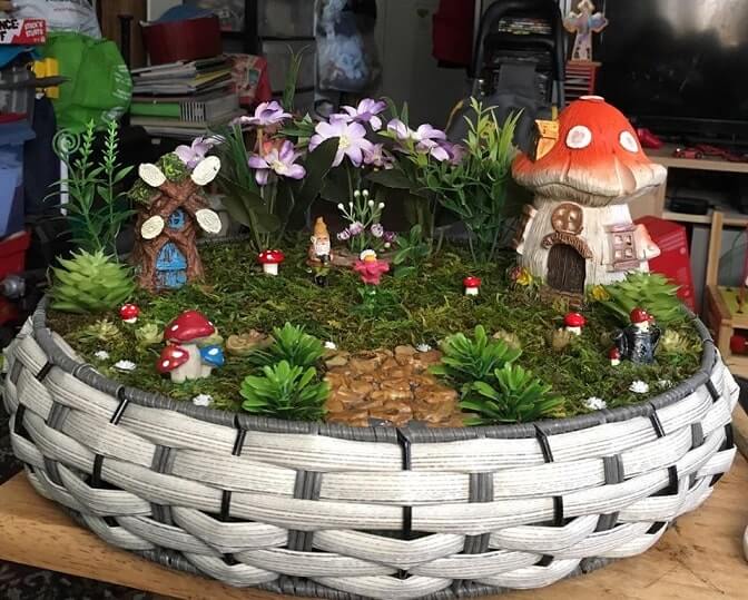 How to Paint a Tropical Fairy Garden
