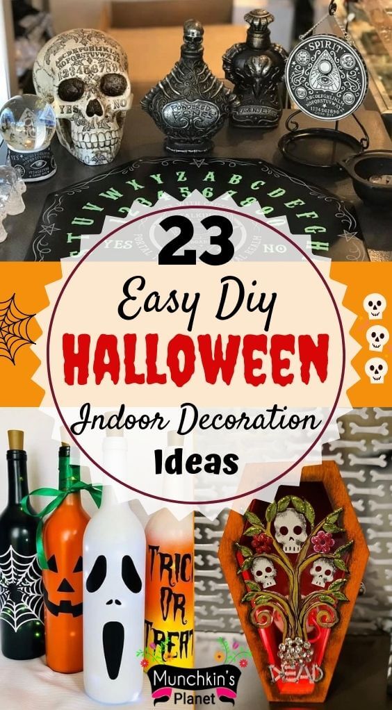 Cheap & Easy DIY Indoor Halloween Decoration Ideas