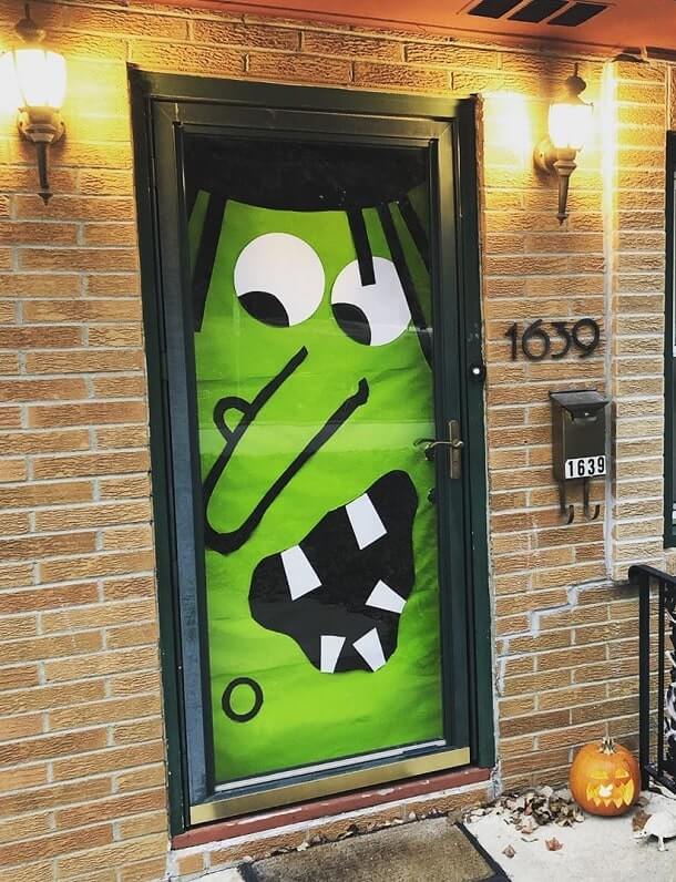 diy halloween door decorations ideas 6