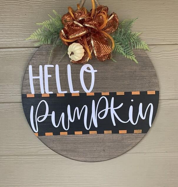 diy halloween door hanger 2