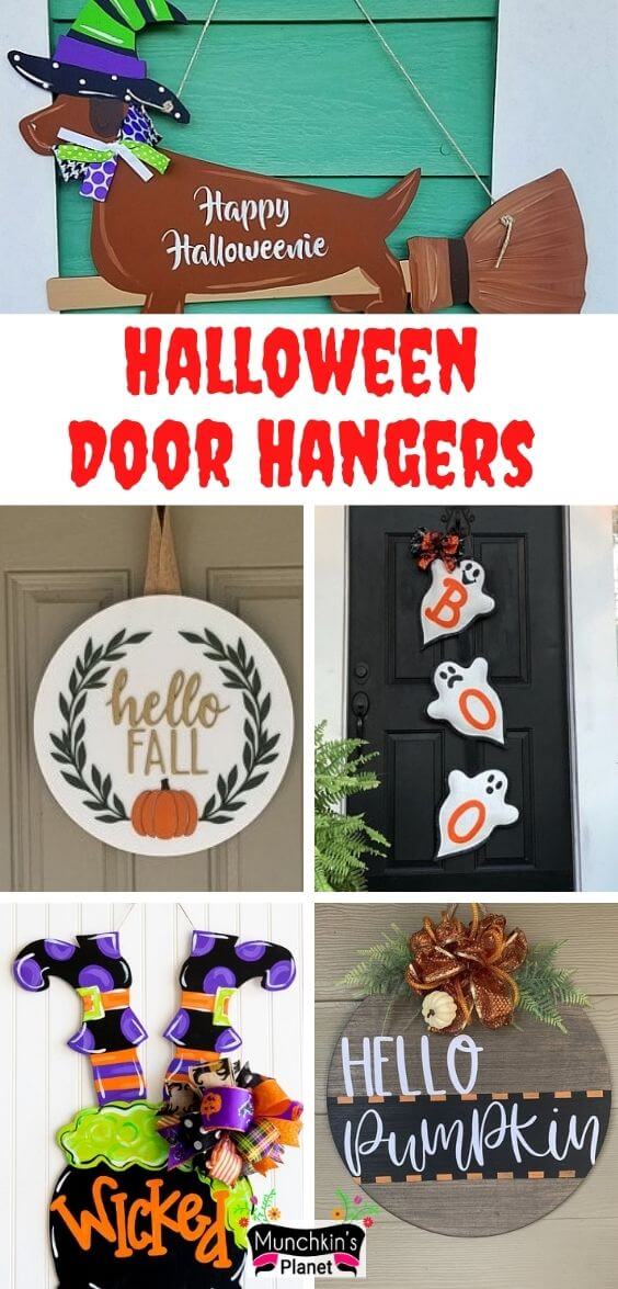 diy halloween door hanger 7