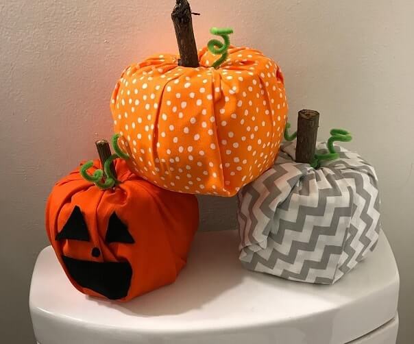 diy toilet paper pumpkins 1