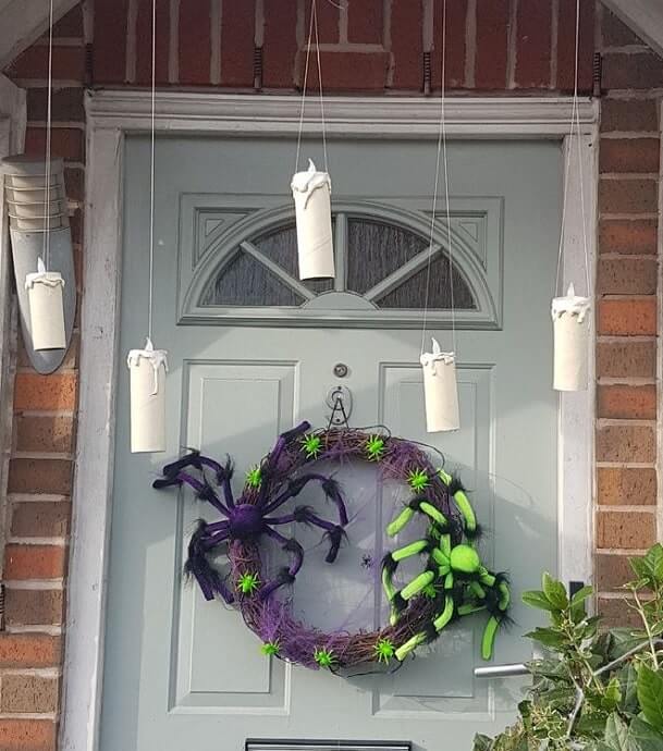 floating candles halloween decorations 5