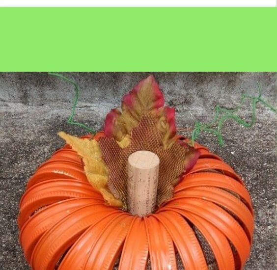 Mason Jar Lid Pumpkin Decoration Ideas | Munchkins Planet