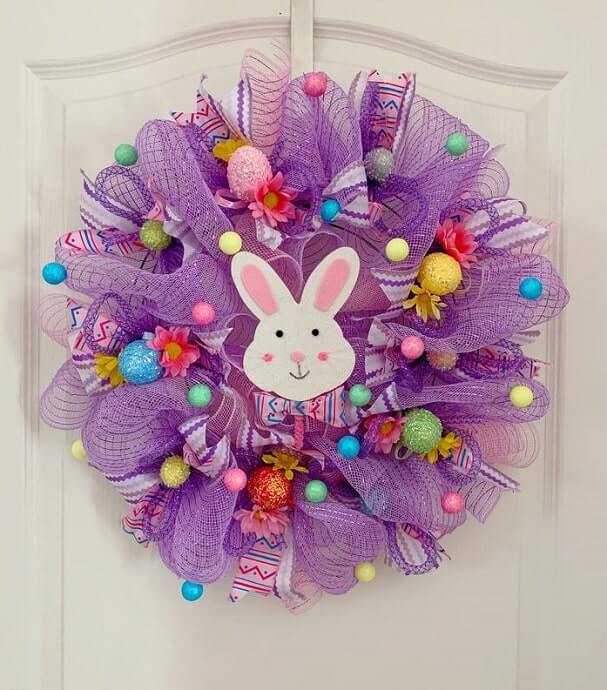 diy easter wreath 23