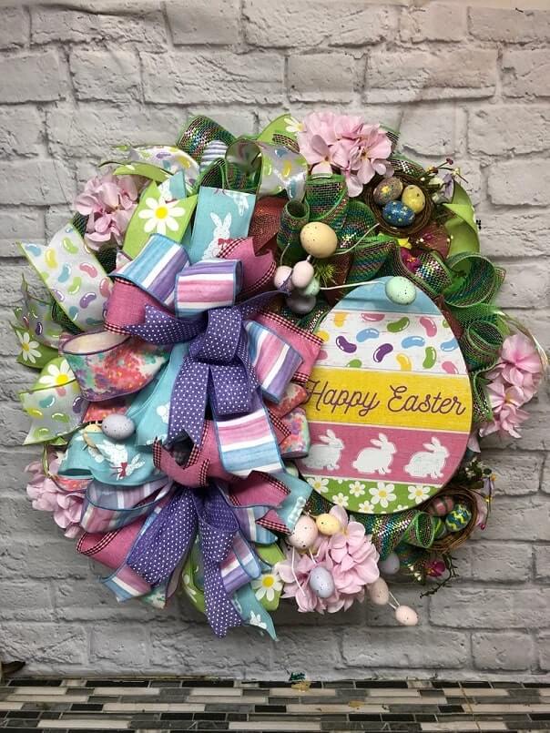 diy easter wreath 29