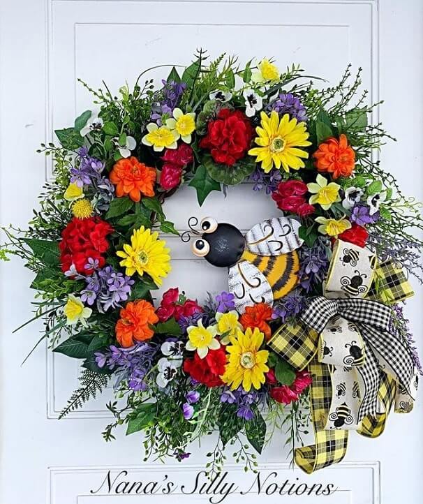 diy easter wreath 30