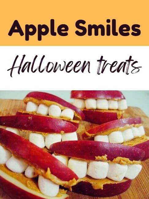 Apple Smiles Halloween Treats