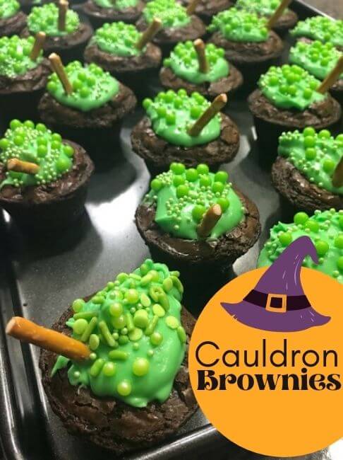 Bubbling Witch’s Cauldron Brownies