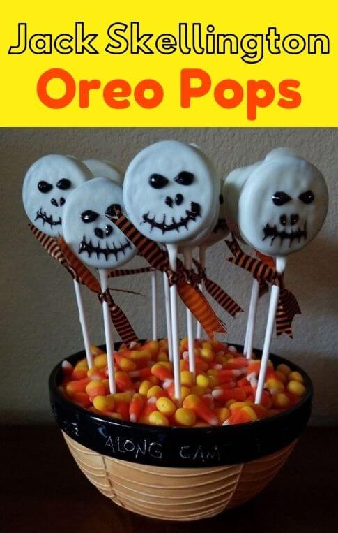 Jack Skellington Oreo Pops