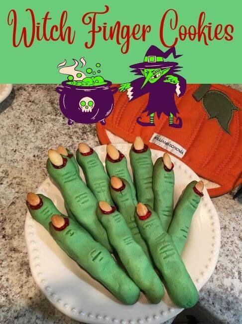 Witches Fingers Cookies