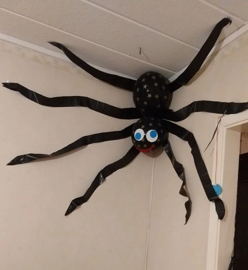 mincraft balloon spider tutorial