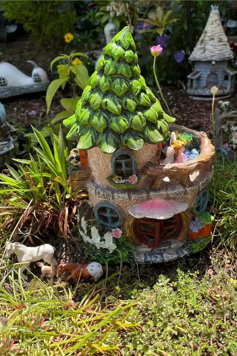 gnome fairy house