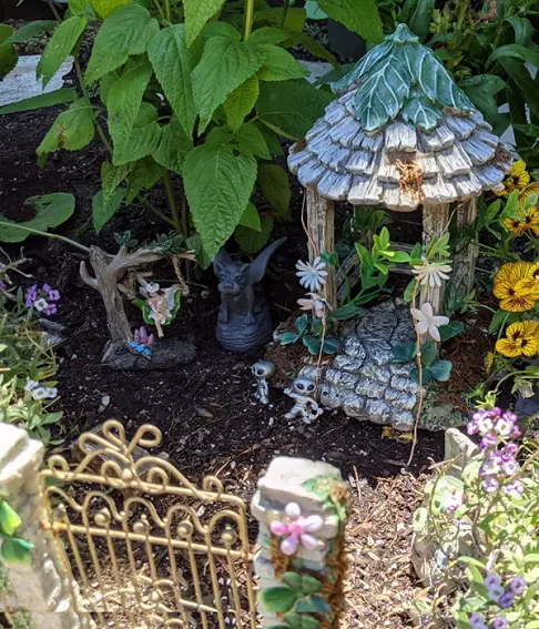 miniature fairy house