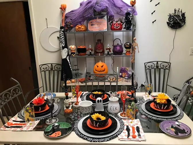 diy halloween table decorations