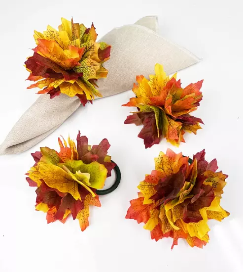 Maple Leaves Napkin Rings