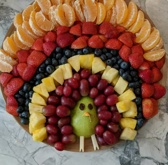 Turkey fruit tray