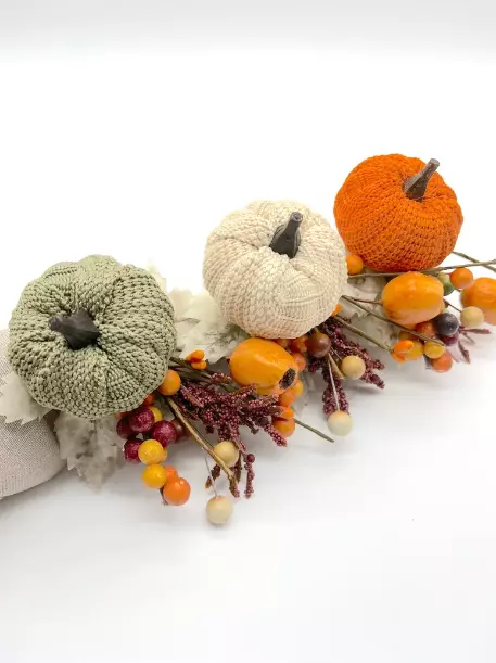 Woven Pumpkin Napkin Rings