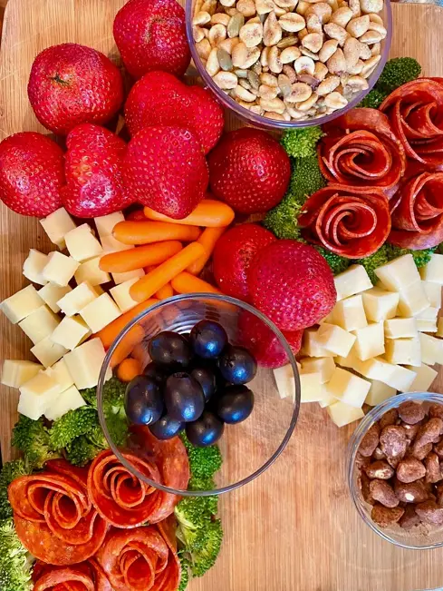 valentines day cheese board