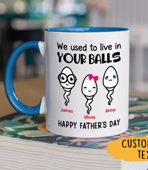 funny mug for fathers day gift